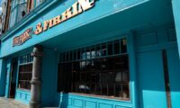 Image shows the front of the Fox & Firkin pub in Lewisham